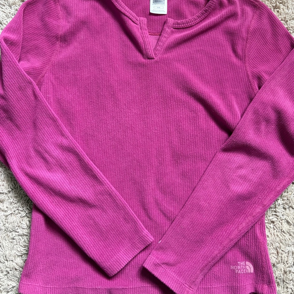 The North Face Fuchsia Women's Top size M soft, warm